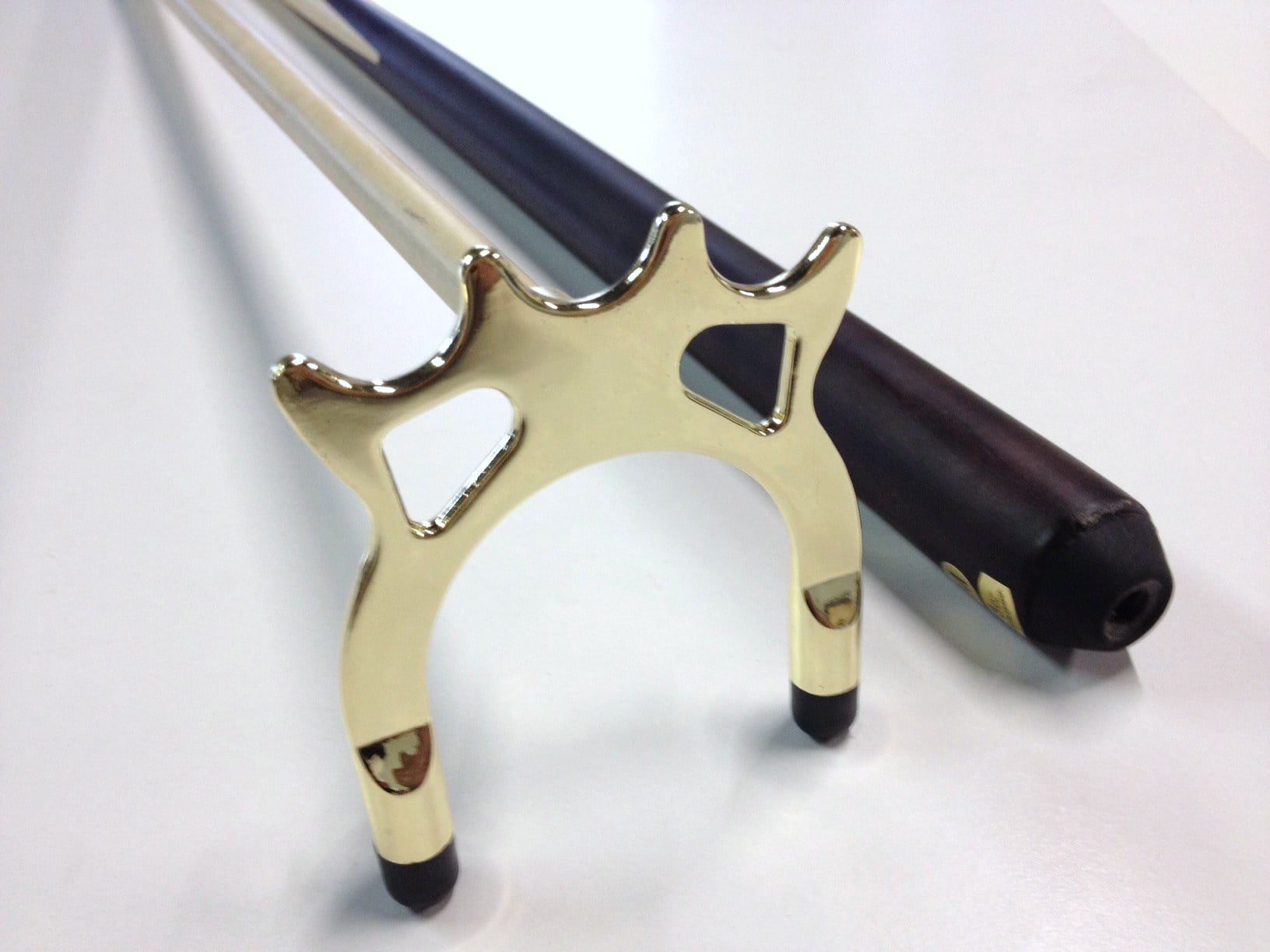 WOODEN MAPLE Pool Snooker Billiard Cue BRASS SPIDER