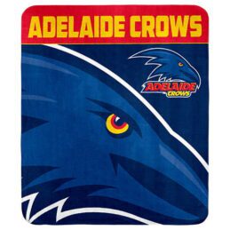 Adelaide Crows AFL Polar Fleece Rug Blanket