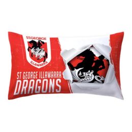 St George Illawarra Dragons NRL Pillowcase