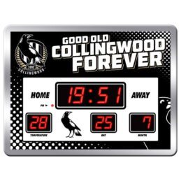 Collingwood Magpies AFL Scoreboard Clock Official Licensed Supporter Gift