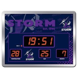Melbourne Storm NRL Scoreboard Clock Official Licensed Supporter Gift