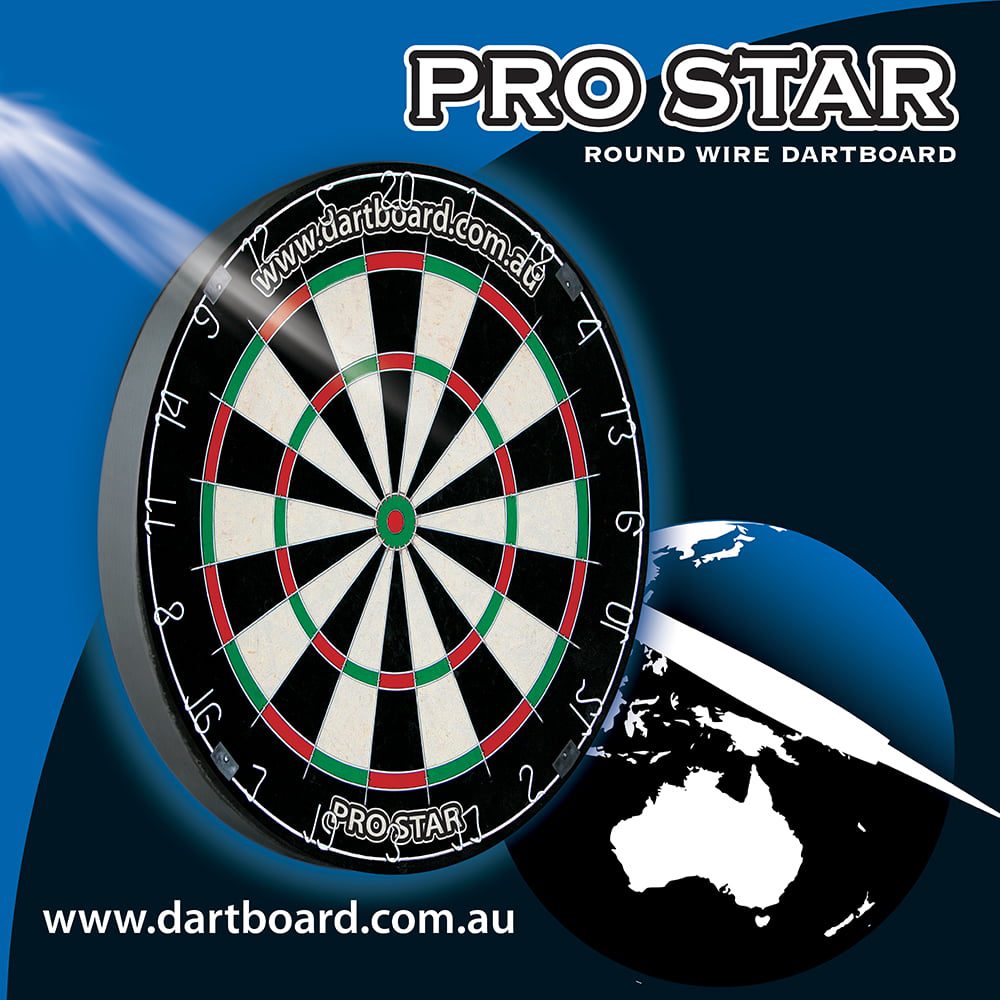 PRO STAR Bristle Dart Board + Aluminium Alloy Cabinet + Darts Set 6 PRO STAR Bristle Dart Board + Aluminium Alloy Cabinet + Darts Set - Image 6