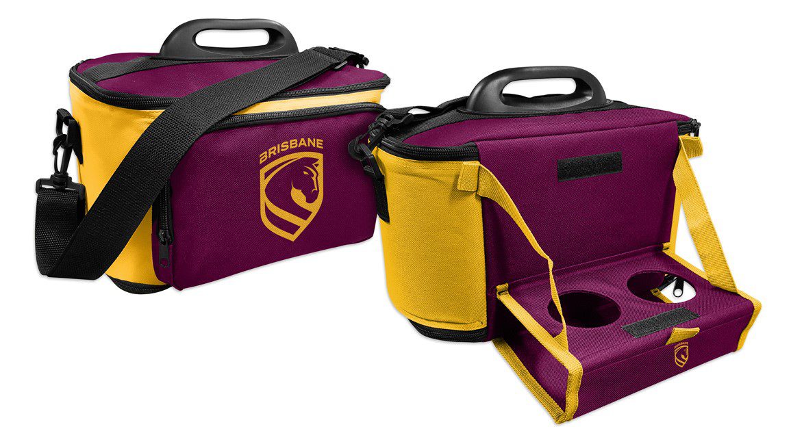 Brisbane Broncos NRL Cooler Bag with Drink Tray Table - Officially Licensed Supporter Gear 1 Brisbane Broncos NRL Cooler Bag with Drink Tray Table - Officially Licensed Supporter Gear