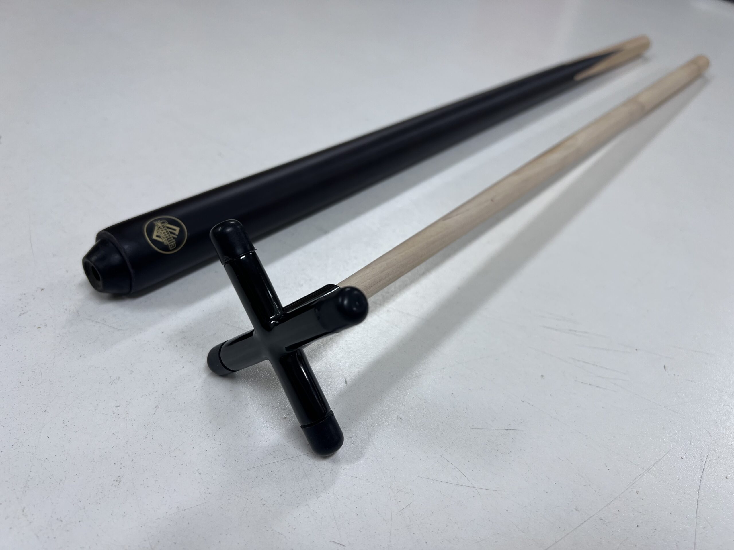 Wooden Maple Pool Snooker Billiard Cue Black Chrome REST and SPIDER SET 3 Wooden Maple Pool Snooker Billiard Cue Black Chrome REST and SPIDER SET - Image 3