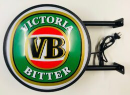 VB Victoria Bitter Beer Bar Lighting Wall Sign Light LED
