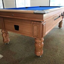 Deluxe Tassie Oak NPC 7ft Tasmanian Oak Coin Operated Pub Pool Snooker Billiard Table