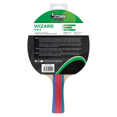 WIZARD Table Tennis Ping Pong Bat Paddle 2 WIZARD Table Tennis Ping Pong Bat Paddle - Image 2
