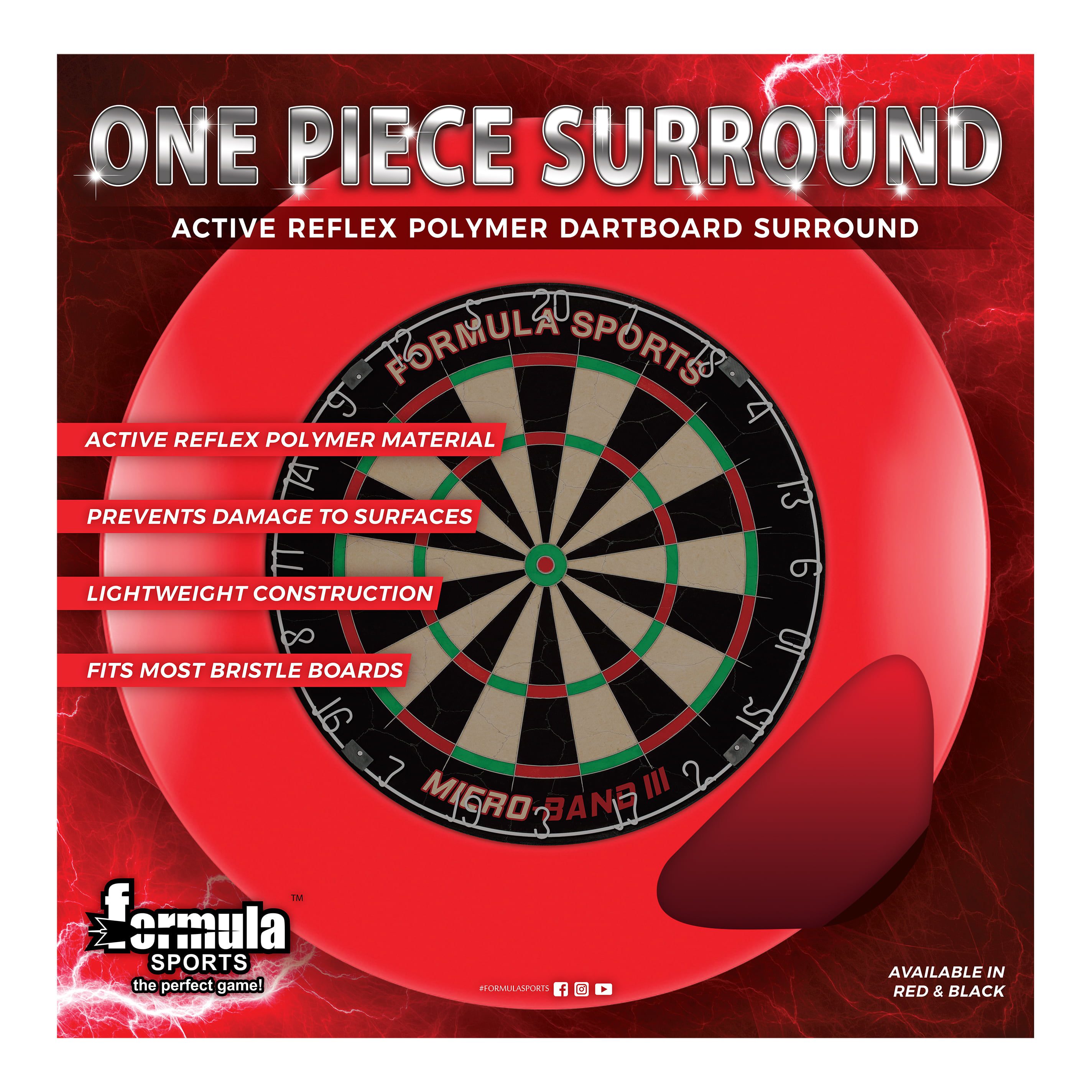 Target Darts OMNI Full Set Up Includes Winmau Blade 6, Red Surround, Target Connect Tablet Holder, Formula Sport Dart Mat + Darts 3 Target Darts OMNI Full Set Up Includes Winmau Blade 6, Red Surround, Target Connect Tablet Holder, Formula Sport Dart Mat + Darts - Image 3