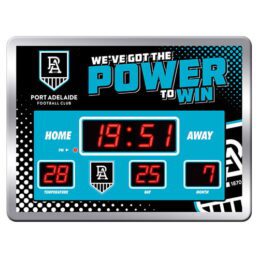 Port Adelaide Power AFL Scoreboard Clock Official Licensed Supporter Gift