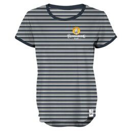 Bundaberg Rum Bundy Bear Ladies Stripe Rosette Top T-Shirt - Collector Apparel
