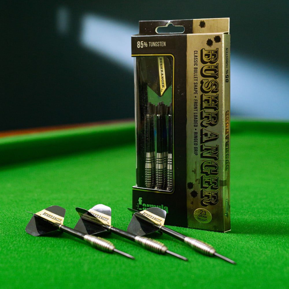 Formula Sports Bushranger Ned Kelly Bush Ranger 85% Tungsten Dart Board Darts 23 Gram 7 Formula Sports Bushranger Ned Kelly Bush Ranger 85% Tungsten Dart Board Darts 23 Gram - Image 7