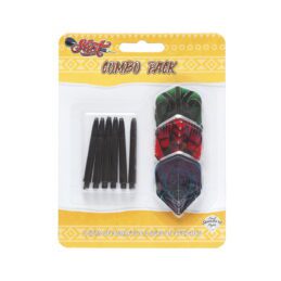 SHOT DARTS Combo Accessories Pack (3 sets of flights, 2 sets of shafts)