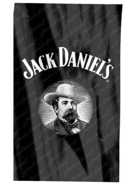 Jack Daniels Mr Jack Daniels Old No. 7 Tennessee Whisky design Cape Wall Flag Banner Sign