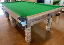 NPC Pool Table 8ft DELUXE Prestige Solid Jarrah Black But or Oak
