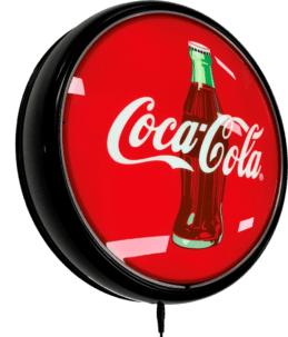 Coca Cola Coke Bottle LED Bar Lighting Wall Sign Light Button Black