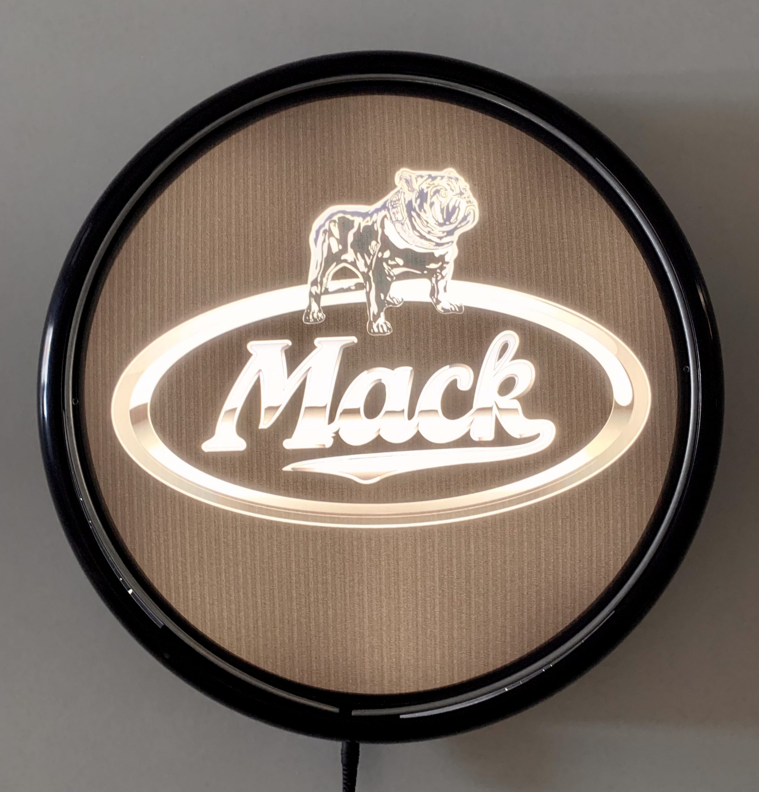 Mack Truck Semi Trailer LED Bar Lighting Wall Sign Light Button Black 4 Mack Truck Semi Trailer LED Bar Lighting Wall Sign Light Button Black - Image 4