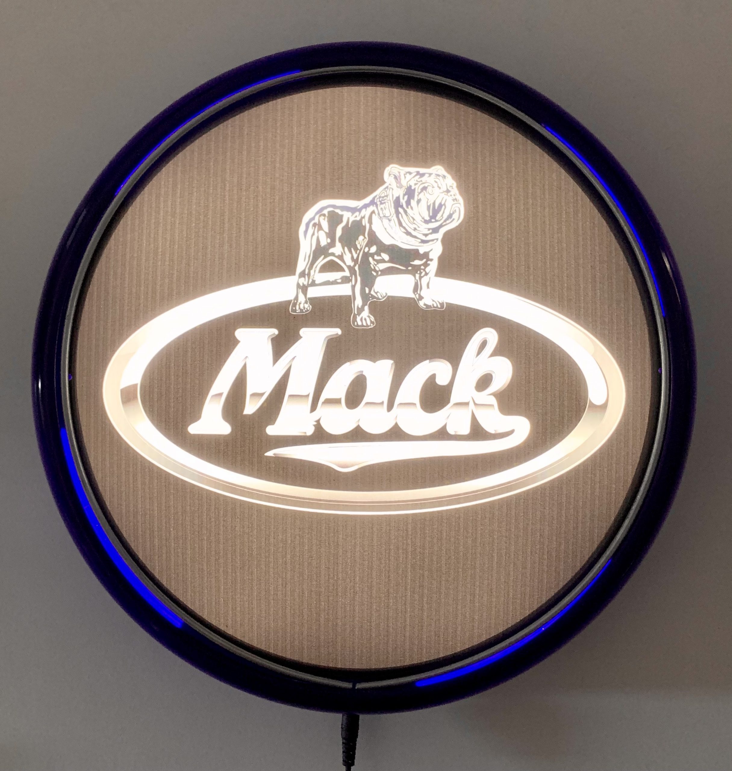 Mack Truck Semi Trailer LED Bar Lighting Wall Sign Light Button Blue 3 Mack Truck Semi Trailer LED Bar Lighting Wall Sign Light Button Blue - Image 3