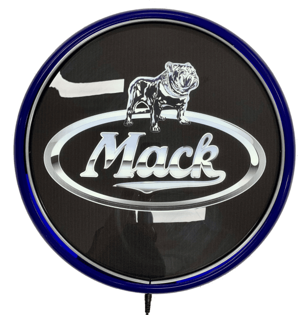 Mack Truck Semi Trailer LED Bar Lighting Wall Sign Light Button Blue 2 Mack Truck Semi Trailer LED Bar Lighting Wall Sign Light Button Blue - Image 2