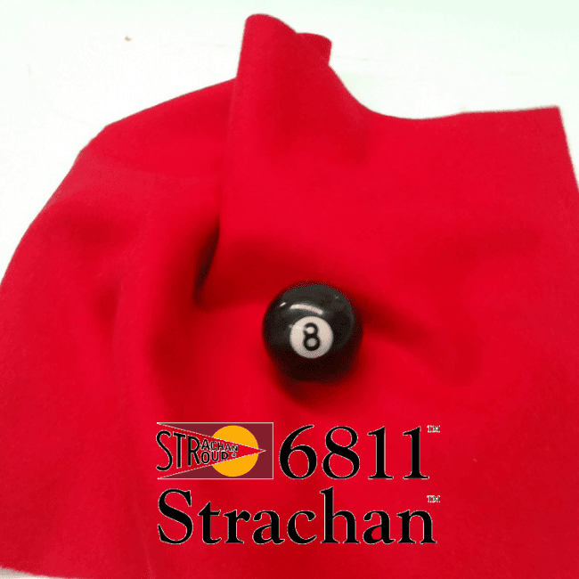 Strachan 6811 SpillGuard English Pool Cloth 8ft Red - Pool Table Felt 49 Strachan 6811 Tournament SpillGuard English Pool Cloth 8ft Red
