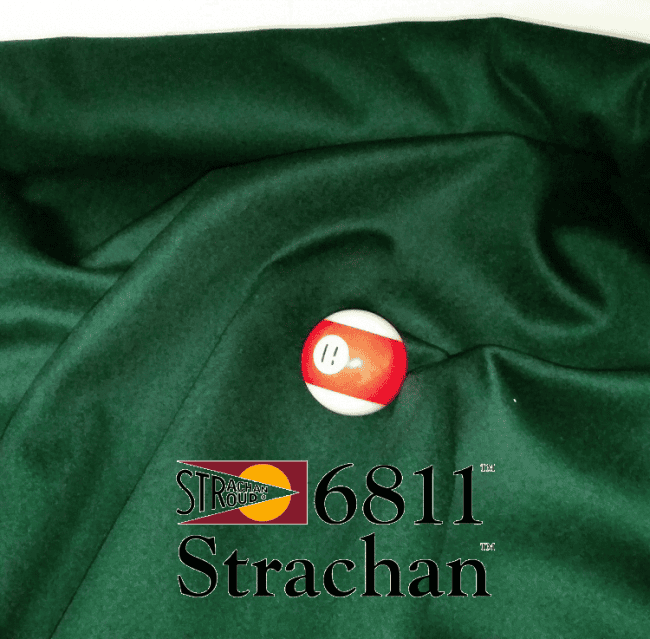 Strachan 6811 SpillGuard English Pool Cloth 7ft Spruce Green - Pool Table Felt 49 Strachan 6811 Tournament SpillGuard English Pool Cloth 7ft Spruce Green