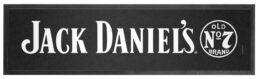 Jack Daniels Logo Bar Mat Runner