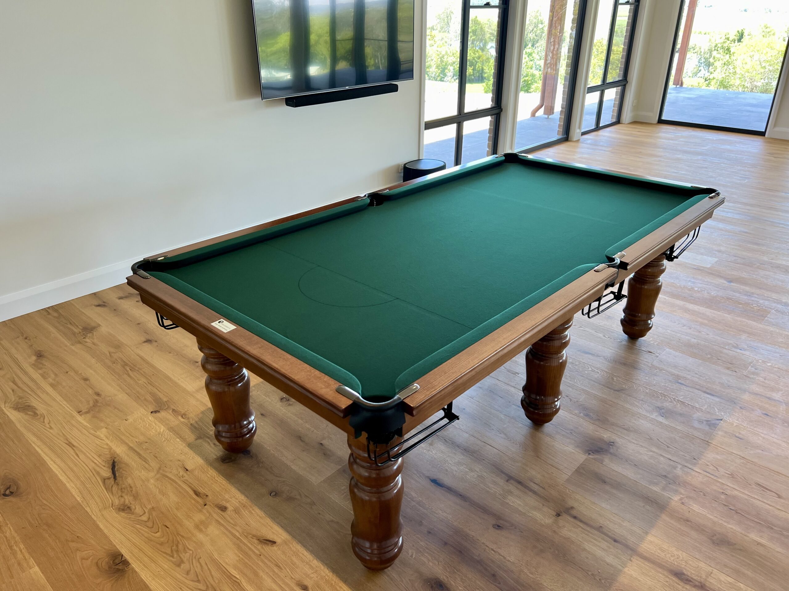 NPC Pool Table 8ft Classic Walnut with Ranger Green Felt 8 NPC Pool Table 8ft Classic Walnut with Ranger Green Felt - Image 8