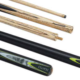 PowerGlide Eclipse 2 Piece Ash Pool Snooker Billiard Cue