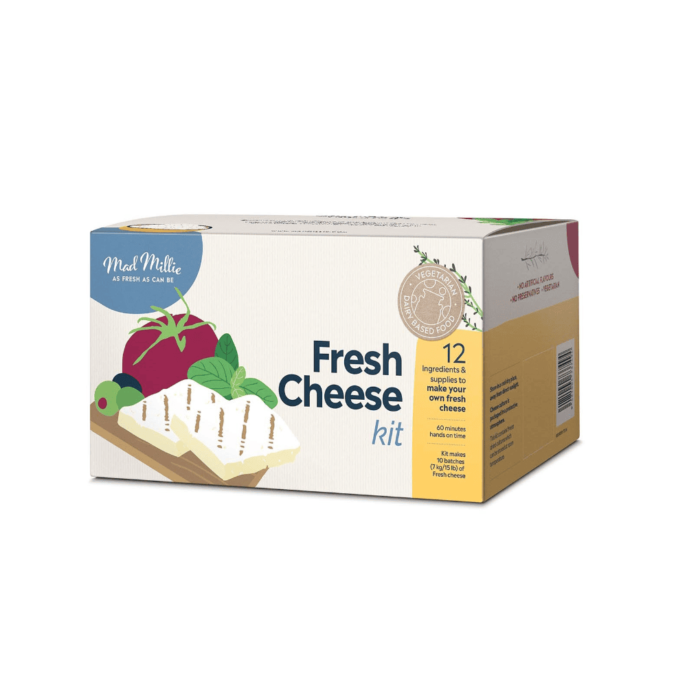 Mad Millie Fresh Cheese Kit Homemade Fermenting 2 Mad Millie Fresh Cheese Kit Homemade Fermenting - Image 2