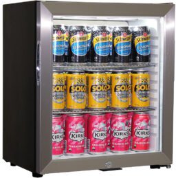 Schmick Glass Door Mini Bar Accommodation Fridge Quiet Running - Shallow Depth