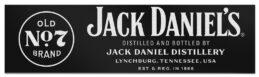 Jack Daniels Whiskey Logo Rubber Bar Runner Mat