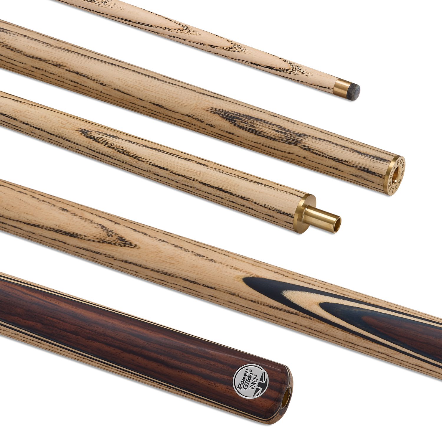 PowerGlide Vinci 2 Piece 9.5mm Tip Ash Pool Snooker Billiard Cue 19oz 1 PowerGlide Vinci 2 Piece 9.5mm Tip Ash Pool Snooker Billiard Cue 19oz