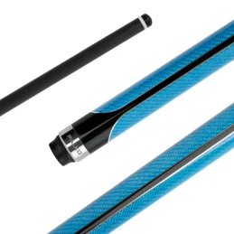 Grafex Warrior Carbon Fibre Pool Snooker Billiard 9 Ball Cue 11.8mm Tip Blue