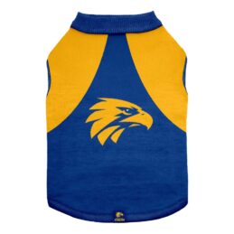 West Coast Eagles AFL Dog Jumper - Size Medium | Official Licensed Team Pet Jumper