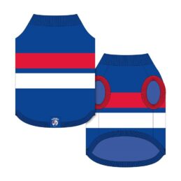 Western Bulldogs AFL Dog Jumper - Size Large | Official Licensed Team Pet Jumper